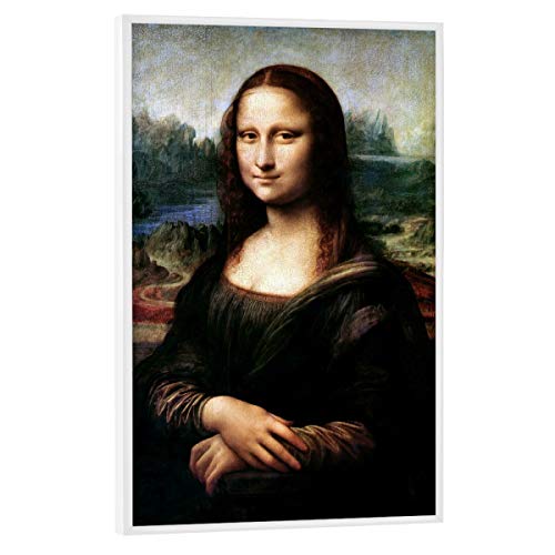 artboxONE Poster mit weißem Rahmen 30x20 cm Kunst Natur Mona Lisa (La Gioconda) - Bild Leonardo da Vinci von artboxONE