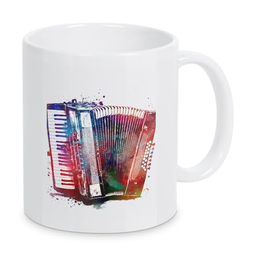 artboxONE Tasse Akkordeon Musik Kunst von Justyna Jaszke - Kaffeetasse Musik artboxONE Tasse Akkordeon Musik Kunst von Justyna Jaszke - Kaffeetasse Musik von artboxONE