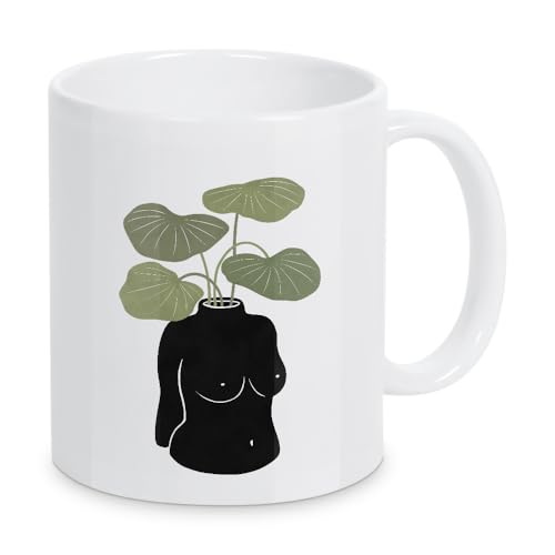 artboxONE Tasse Boob-Tanical-Vase von Orara Studio - Kaffeetasse Natur von artboxONE