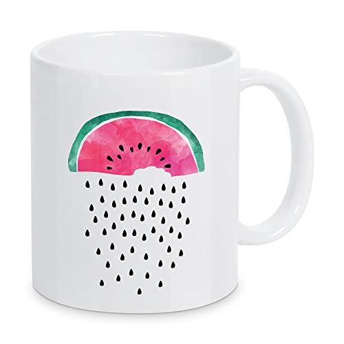 artboxONE Tasse Watermelon Rain 2" von Orara Studio - Kaffeetasse Essen & Trinken von artboxONE