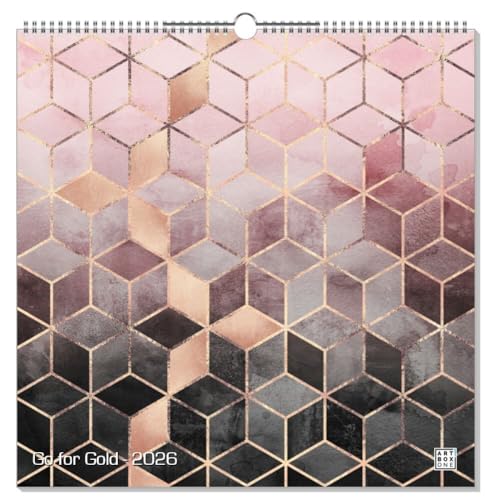 artboxONE Wandkalender Quadratisch XXL 2026 Go for Gold Wandkalender Quadratisch XXL 2026 Geometrie artboxONE Wandkalender Quadratisch XXL 2026 Go for Gold Wandkalender Quadratisch XXL 2026 Geometrie von artboxONE