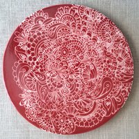 Handgemachte Keramik Untersetzer/Wärmplatte von artcrafthome