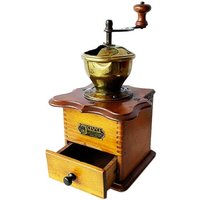 Vintage Kaffeemühle-Holzkaffeemühle-Pfeffermühle-Alte Kaffeemühle-Handmühle-Gewürzmühle von artdesignbeni