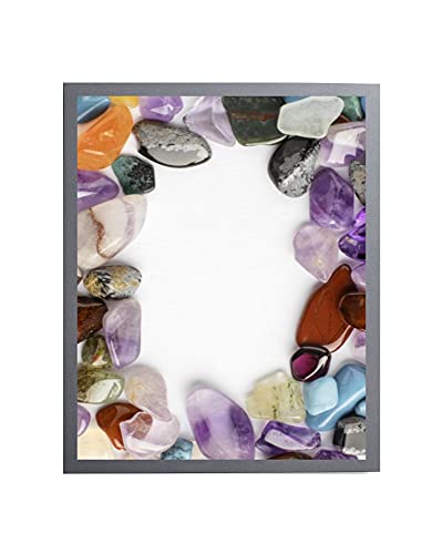 Bilderrahmen Opal X | 40x60 cm | Grau | Antireflex Kunstglas | Poster Puzzle Diamond Painting Drucke von arte-tuo