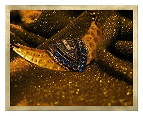 arte-tuo Bilderrahmen Saphir 30x60 cm Antik Gold mit klarem Kunstglas für Poster Puzzle Diamond Painting arte-tuo Bilderrahmen Saphir 30x60 cm Antik Gold mit klarem Kunstglas für Poster Puzzle Diamond Painting von arte-tuo