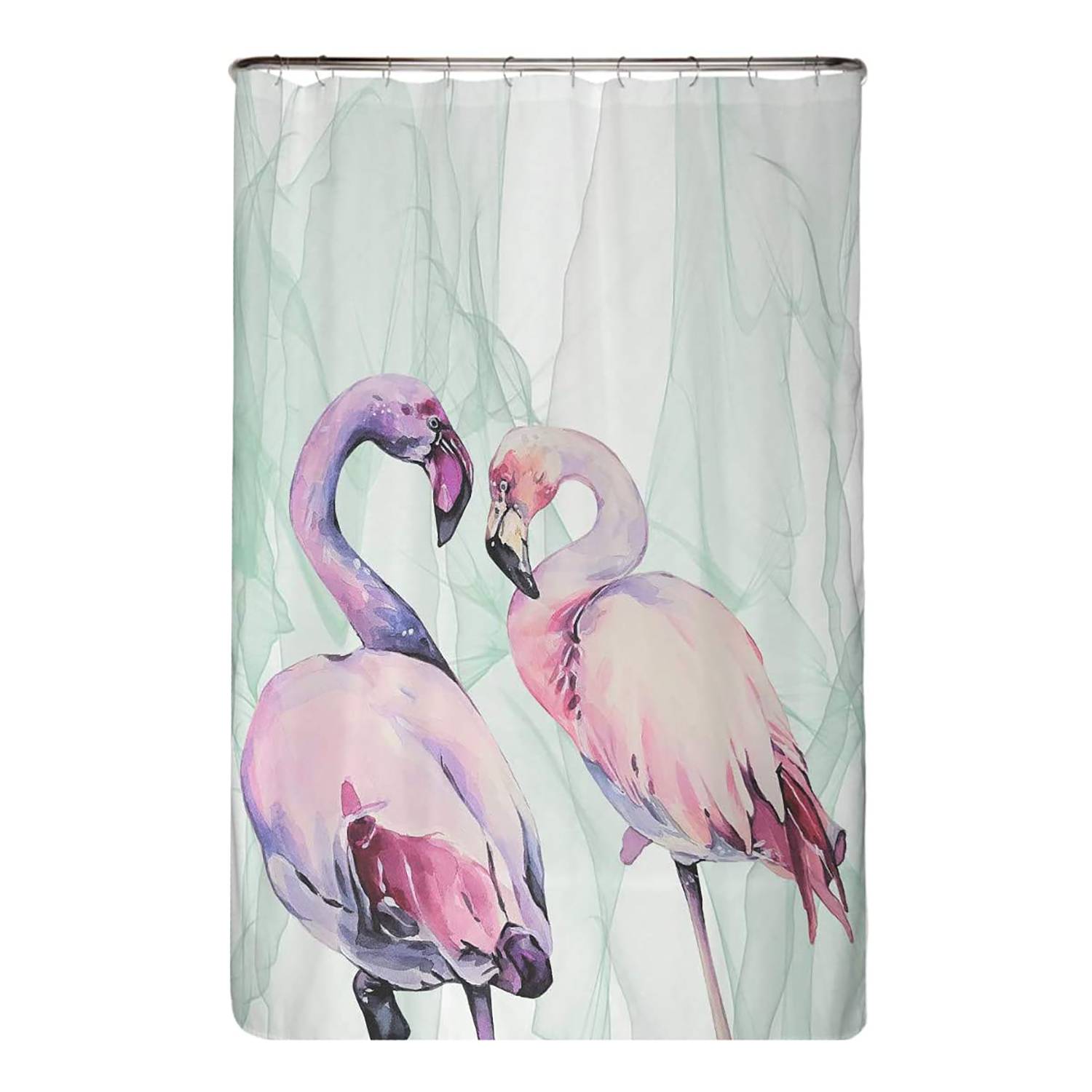 Duschvorhang Loving Flamingos von arteneur