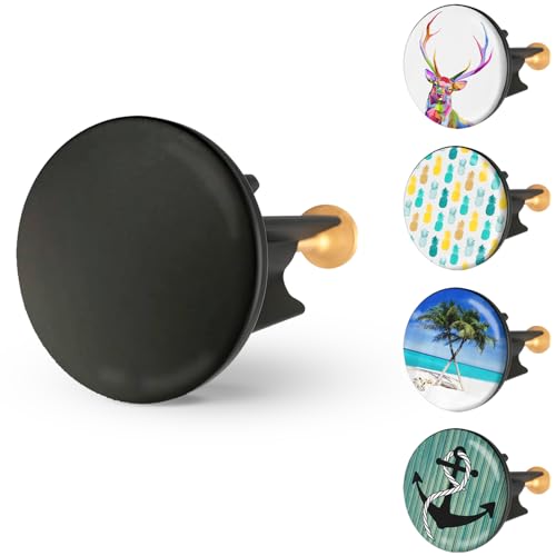Arteneur Waschbeckenstöpsel 40mm Schwarz – Edelstahl Excenterstopfen mit extra Schwerer Messingschraube für stabilen Halt | Universeller Abflussstopfen für Waschbecken Arteneur Waschbeckenstöpsel 40mm Schwarz – Edelstahl Excenterstopfen mit extra Schwerer Messingschraube für stabilen Halt | Universeller Abflussstopfen für Waschbecken von arteneur