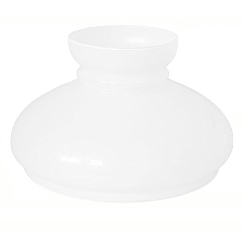 Lampenschirm Ersatzglas für Lampen und Leuchter aus Eisen und Messing Durchmesser 11 cm weiß Milch von arterameferro