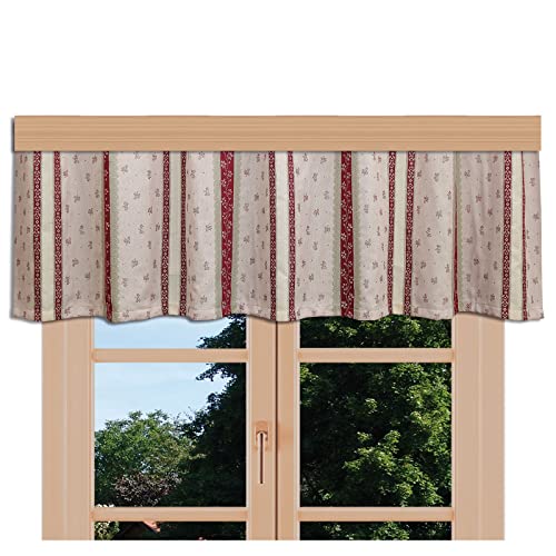 artex deko Landhaus-Querbehang Carlotta rot gestreift rustikale Gardine mit Reihband 40 cm hoch artex deko Landhaus-Querbehang Carlotta rot gestreift rustikale Gardine mit Reihband 40 cm hoch von artex deko