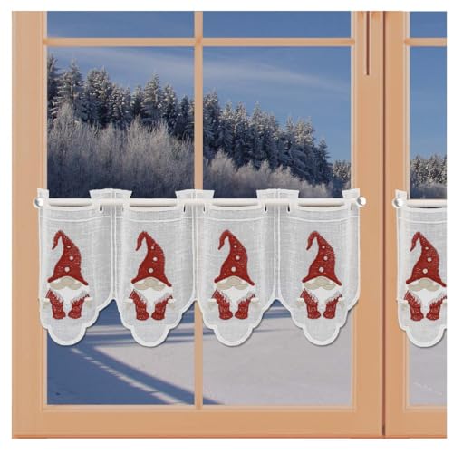 artex deko Winter-Feenhausgardine Kleine Wichtel mit Stickerei in rot-beige bestickte Scheibengardine Advent Leinenoptik 20 x 128 cm artex deko Winter-Feenhausgardine Kleine Wichtel mit Stickerei in rot-beige bestickte Scheibengardine Advent Leinenoptik 20 x 128 cm von artex deko