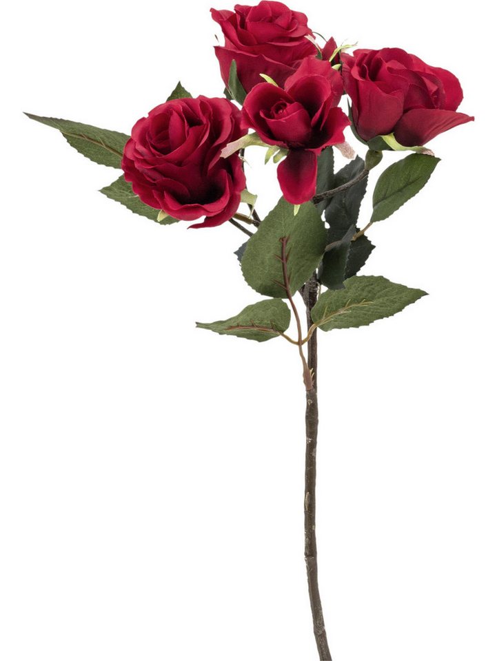 Kunstpflanze artfleur künstlicher Rosen-Zweig, artfleur von artfleur