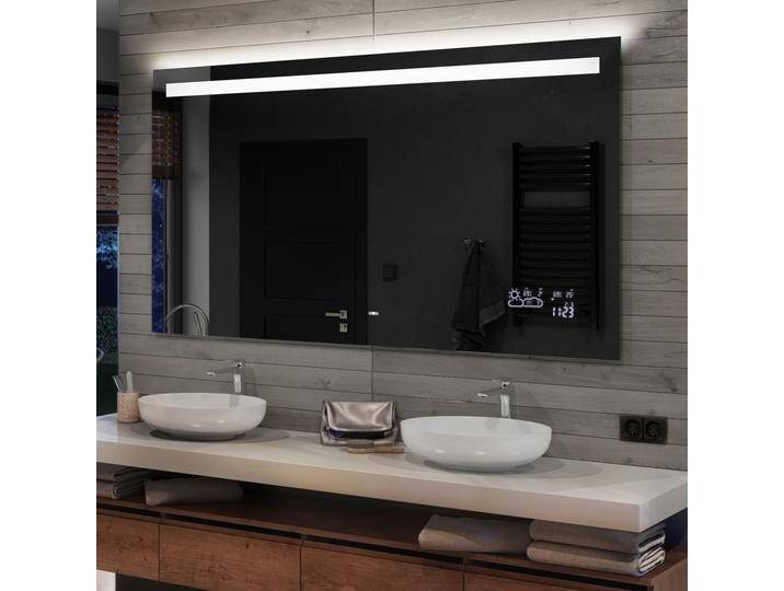 Rechteckig Badspiegel mit LED Beleuchtung Wandspiegel Badezimmerspiegel Spiegel L12 von artforma