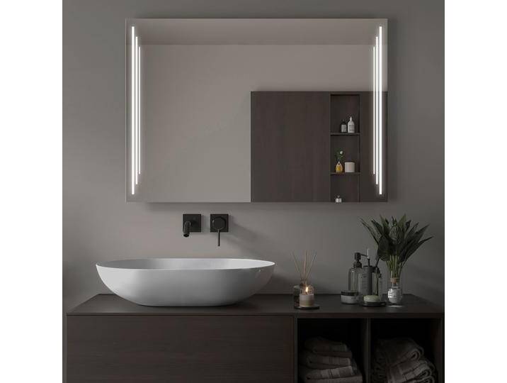 Rechteckig Badspiegel mit LED Beleuchtung Wandspiegel Badezimmerspiegel Spiegel L27 Rechteckig Badspiegel mit LED Beleuchtung Wandspiegel Badezimmerspiegel Spiegel L27 von artforma