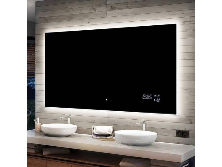 Rechteckig Badspiegel mit LED Beleuchtung Wandspiegel Badezimmerspiegel spiegel mit beleuchtung Spiegel L58 von artforma