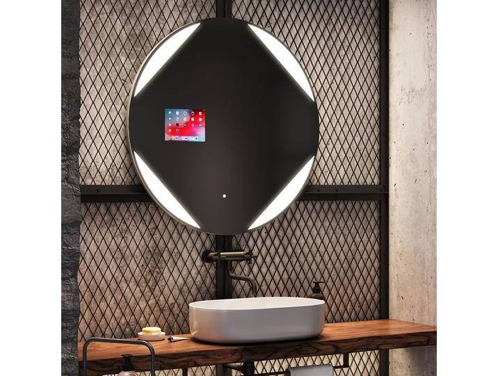 Runde SmartSpiegel mit LED Beleuchtung SMART L114 Apple von artforma