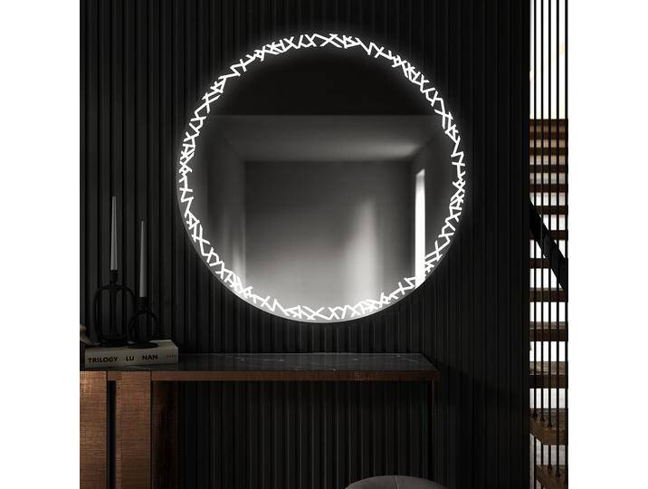 Runder Badspiegel mit LED Beleuchtung L115 von artforma