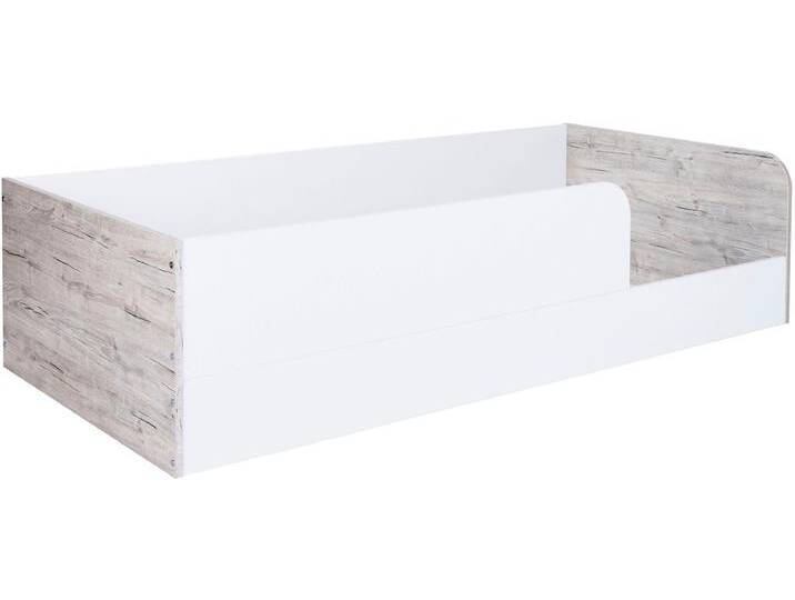 Kinderbett ARTHUR BERNDT Bente , eiche, sonoma nb, weiß, B:94cm H:50cm L:204cm, Betten, Modernes Kleinkinderbett von arthur-berndt