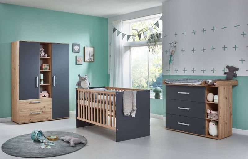 arthur berndt Babyzimmer-Komplettset Babyzimmer-Set »Alessio« 3-teilig, (Set) von arthur berndt