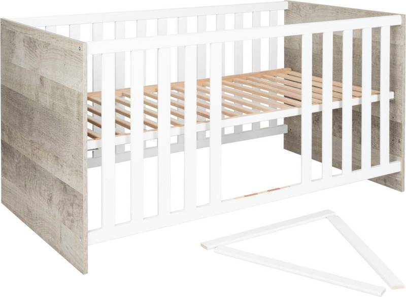 Home affaire Kinderbett Henning (Set, Inklusive Satz Umbauseiten), 70 x 140 cm inkl. Umbauseiten von Home affaire