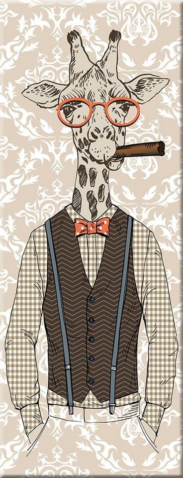 artissimo Glasbild Glasbild 30x80cm Bild aus Glas Büro-Bild Hipster Giraffe, Fashion & Style: Hipster Giraffe artissimo Glasbild Glasbild 30x80cm Bild aus Glas Büro-Bild Hipster Giraffe, Fashion & Style: Hipster Giraffe von artissimo