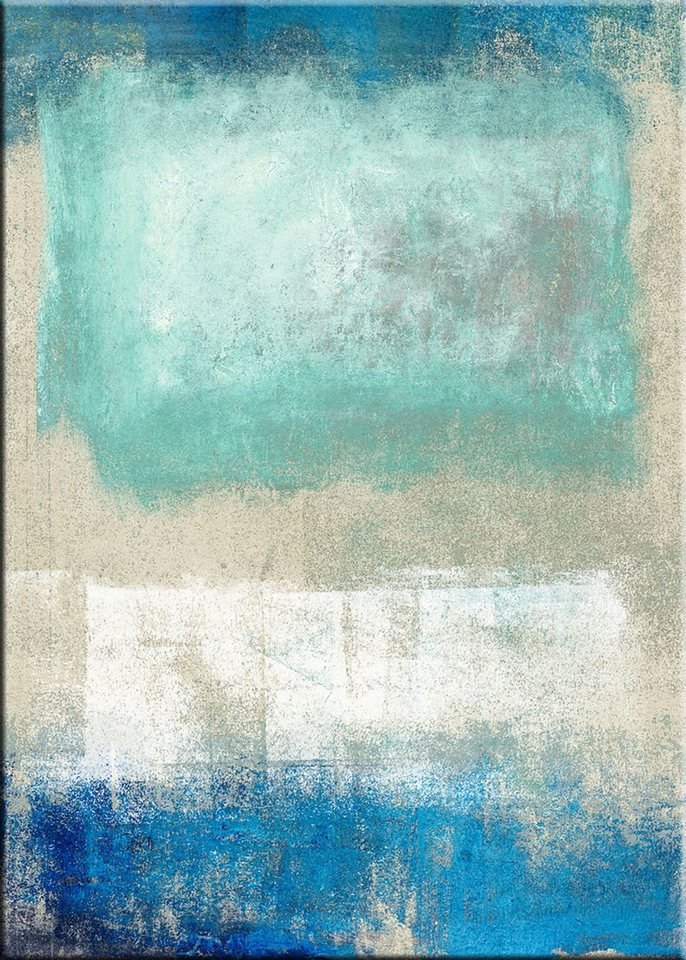 artissimo Leinwandbild Bild auf Leinwand 70x50cm Gemälde Kunst Malerei abstrakt knallig bunt, Ludwig Maun: Magic Sea artissimo Leinwandbild Bild auf Leinwand 70x50cm Gemälde Kunst Malerei abstrakt knallig bunt, Ludwig Maun: Magic Sea von artissimo