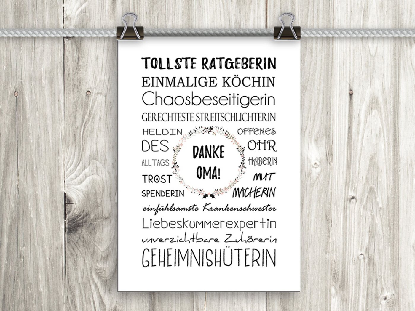 artissimo Poster Poster mit Spruch DinA4 Sprüche Geschenk-Idee Oma Großmutter Danke, Zitate und Sprüche: Oma artissimo Poster Poster mit Spruch DinA4 Sprüche Geschenk-Idee Oma Großmutter Danke, Zitate und Sprüche: Oma von artissimo