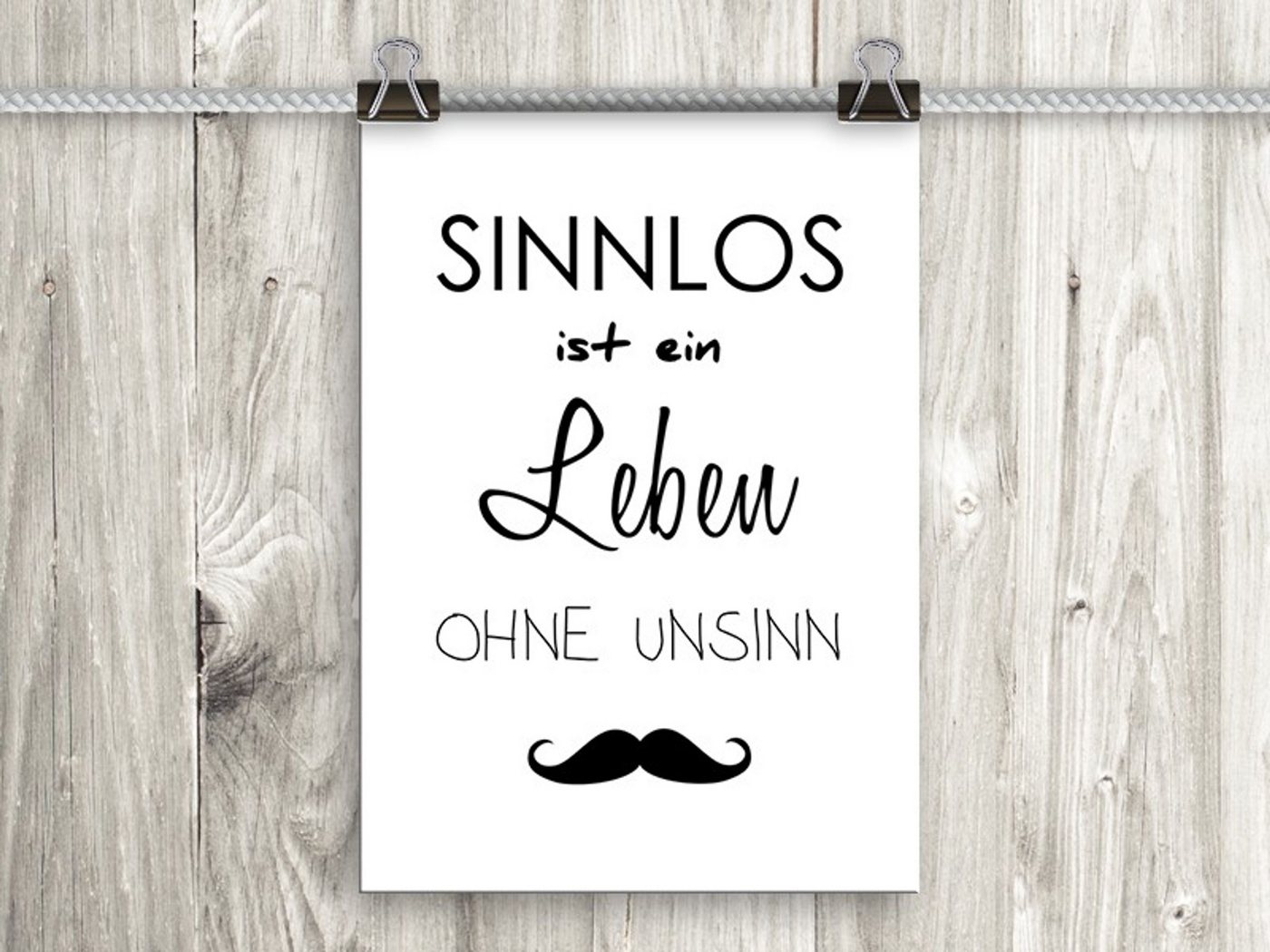 artissimo Poster Poster mit Spruch DinA4 Bild Wandbild Sprüche Text Motivation lustig, lustige Zitate und Sprüche: Unsinn artissimo Poster Poster mit Spruch DinA4 Bild Wandbild Sprüche Text Motivation lustig, lustige Zitate und Sprüche: Unsinn von artissimo