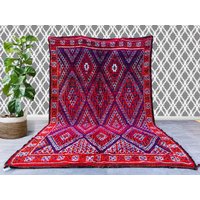 Vintage Boujad Teppich 2 M - Antiker Marokko Berber Boho von artlinarugs