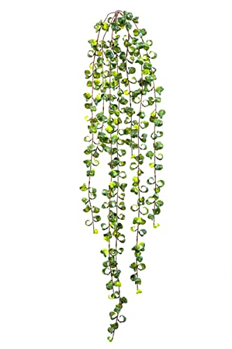 artplants.de Boston Farn Hängepflanze künstlich SEKOU, Steckstab, grün, 80cm, Ø25cm - Plastik Farn von artplants