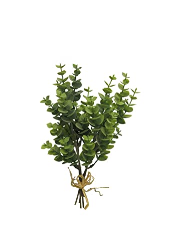 artplants.de Deko Eukalyptus Bund YANCHEN, grün, 25 cm - Kunstblumen Strauß von artplants.de