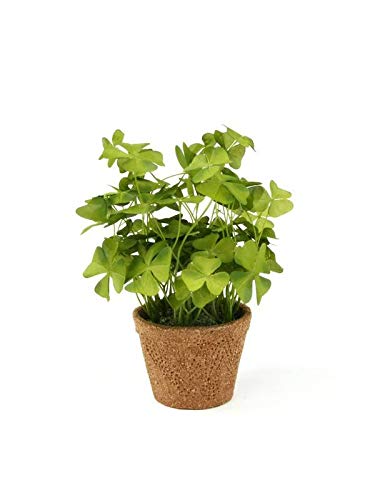 artplants.de Deko Pflanze Klee Niccolo im Dekotopf, grün, 25cm - Deko Glücksklee von artplants.de