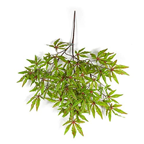 artplants.de Japanischer Ahorn Zweig, grün-rot, 60cm - Kunstzweig - Dekozweig von artplants.de