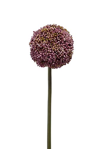 artplants.de Künstliche Blume Allium BOUTROS, violett, 75cm - Kunstblume Zierlauch von artplants.de