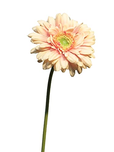 artplants.de Künstliche Blume Gerbera QIUDONG, pfirsich-rosa, 50 cm - Künstliche Stielblume von artplants.de