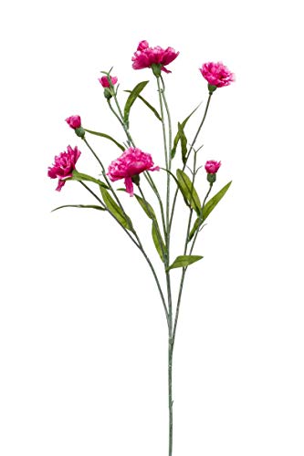 artplants.de Künstliche Blume Nelke Kano, pink, 70cm - Künstliche Dianthus von artplants