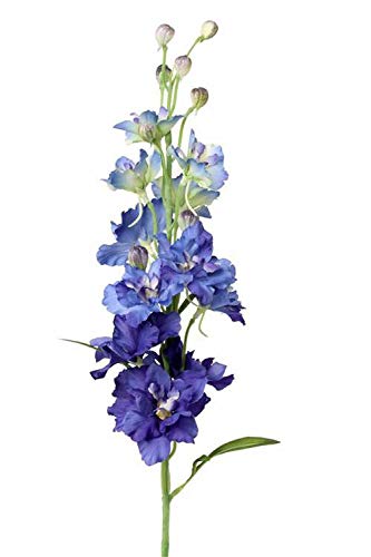 artplants.de Künstlicher Rittersporn RASMINE, blau, 60cm, Ø 10cm - Delphinium Blume - Kunstblumen von artplants.de