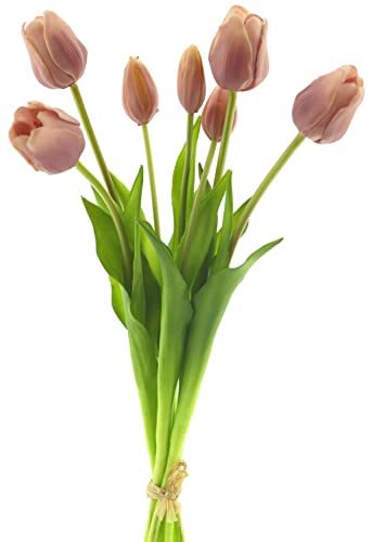 artplants.de Künstlicher Tulpenstrauß LONA, helllila, 45 cm, Ø15 cm - Künstlicher Blumen Bouquet von artplants.de