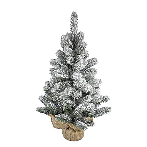 artplants.de Kunst Tannenbaum Innsbruck, Jutesack, beschneit, 60cm, Ø 40cm - Tisch Weihnachtsbaum artplants.de Kunst Tannenbaum Innsbruck, Jutesack, beschneit, 60cm, Ø 40cm - Tisch Weihnachtsbaum von artplants