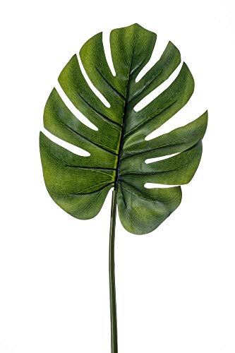 artplants.de Kunstblatt Philodendron Monstera Deliciosa DRETA, 75cm - Deko Monstera - Kunstpflanze Philodendron von artplants.de