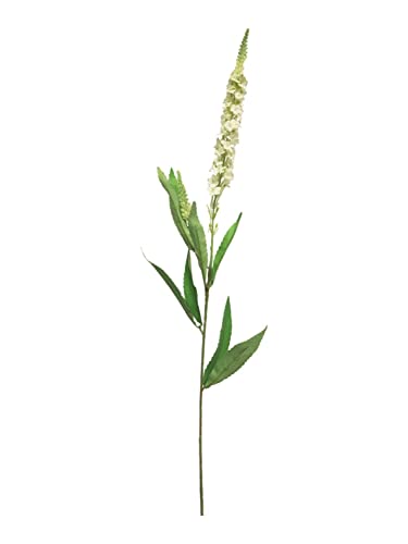 artplants.de Kunstblume Ehrenpreis KECAI, weiß, 75 cm - Künstliche Stielblume von artplants