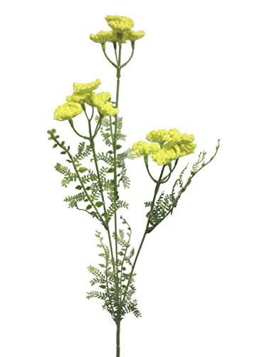 artplants.de Kunstblumen Zweig Schafgarbe YISUAN, gelb, 50 cm - Künstliche Blume von artplants.de