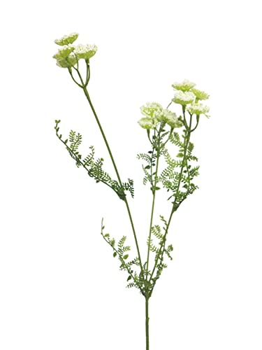 artplants.de Kunstblumen Zweig Schafgarbe YISUAN, weiß, 50 cm - Künstliche Blume von artplants.de