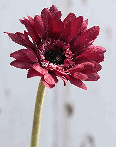 artplants.de Kunstgerbera ANNELIE, rot, 25cm - Künstliche Blume/Gerbera künstlich von artplants.de