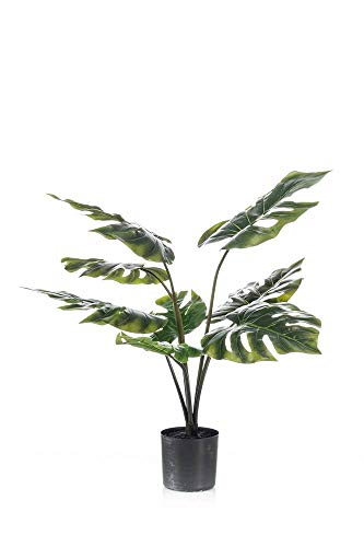 artplants.de Kunstpflanze Philodendron Monstera Deliciosa TREA, 60cm - Deko Monstera von artplants.de