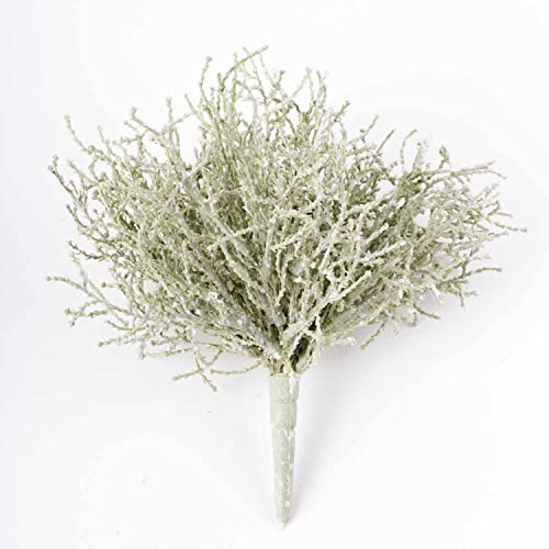 artplants.de Kunstpflanze Stacheldraht Pflanze VALTON, weiß, 25cm, Ø 25cm - Deko Pflanze von artplants.de