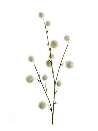 artplants.de Kunstzweig Schneeball Zweig ATERIDA, weiß, 80cm - Deko Schneeball Blume von artplants.de