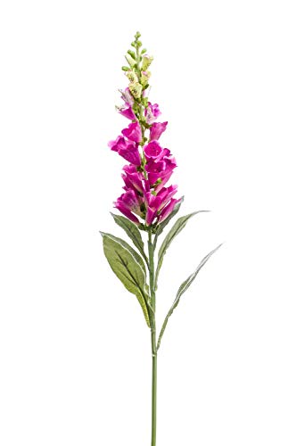 artplants.de Seidenblume Fingerhut LOBEIRA, pink, 90cm - Kunststoffblume Fuchskraut/Digitalis Blume künstlich von artplants