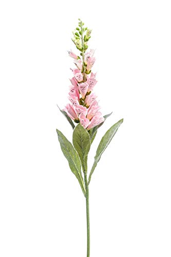 artplants.de Seidenblume Fingerhut LOBEIRA, rosa, 90cm - Kunststoffblume Fuchskraut/Digitalis Blume künstlich von artplants