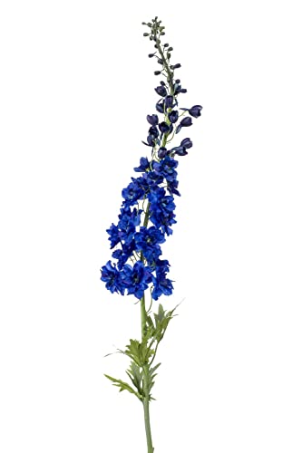 artplants.de Textil Rittersporn SZILVIA, blau, 130cm - Künstliches Delphinium von artplants