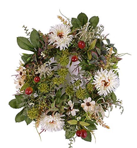 artplants.de Türkranz Herbstkranz Sabine, Gerbera, Creme, Ø 30cm - Künstlicher Kranz artplants.de Türkranz Herbstkranz Sabine, Gerbera, Creme, Ø 30cm - Künstlicher Kranz von artplants